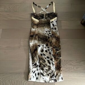 Like new sexy Just Cavalli animal print dress